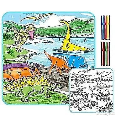 Dinosaurs Prostirka za Bojenje + GRATIS Flomasteri Prostirka at lalafo.rs — 2 Dinosaurs Prostirka za Bojenje + GRATIS Flomasteri Prostirka — 2