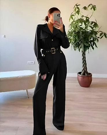 Ženski elegantni kombinezon sa pojasom - Model sa dugim nogavicama na lalafo.rs — 6 Ženski elegantni kombinezon sa pojasom - Model sa dugim nogavicama — 6