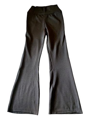 Leggings, Bike shorts: Ženske rebraste helanke–pantalone sa širokim nogavicama (flare) - at lalafo.rs — 3 Leggings, Bike shorts: Ženske rebraste helanke–pantalone sa širokim nogavicama (flare) - — 3