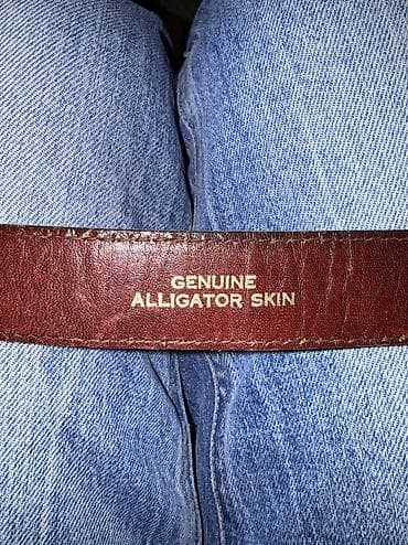 Vintage prava aligator koza Odlicno ocuvan Unisex Po snali misli se na lalafo.rs Vintage prava aligator koza Odlicno ocuvan Unisex Po snali misli se