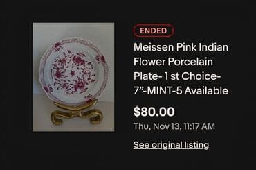 Crystals and minerals: Tanjiri 8 kom.Meissen Indian Pink Flowers.4g. Meissen tanjiri 8 at lalafo.rs — 6 Crystals and minerals: Tanjiri 8 kom.Meissen Indian Pink Flowers.4g. Meissen tanjiri 8 — 6