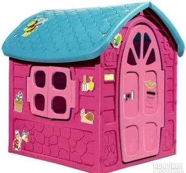 Dečija baštenska kućica – šarena plastika - Dimenzije: približno 120 na lalafo.rs Dečija baštenska kućica – šarena plastika - Dimenzije: približno 120