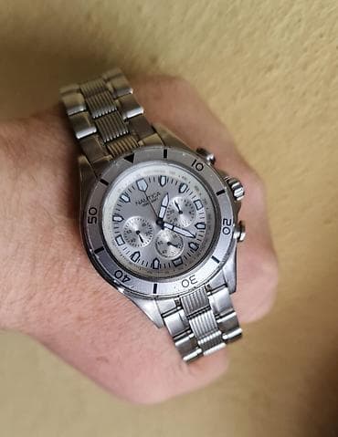 Nautica muški hronograf sat – nerđajući čelik - Kućište i narukvica na lalafo.rs — 3 Nautica muški hronograf sat – nerđajući čelik - Kućište i narukvica — 3