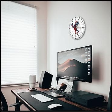 Zidni sat, Marvel Spider Man, sjajni, reflektirajući premaz brojčanika na lalafo.rs — 2 Zidni sat, Marvel Spider Man, sjajni, reflektirajući premaz brojčanika — 2