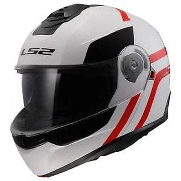 Sport & Hobby: LS2 modularna motociklistička kaciga u beloj boji sa crvenim i crnim at lalafo.rs — 5 Sport & Hobby: LS2 modularna motociklistička kaciga u beloj boji sa crvenim i crnim — 5