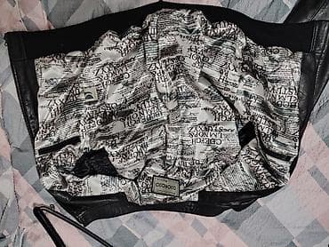 sako laneni: Muška kožna jakna – crna, bomber/kargo stil - Materijal: prirodna at lalafo.rs — 6 sako laneni: Muška kožna jakna – crna, bomber/kargo stil - Materijal: prirodna — 6