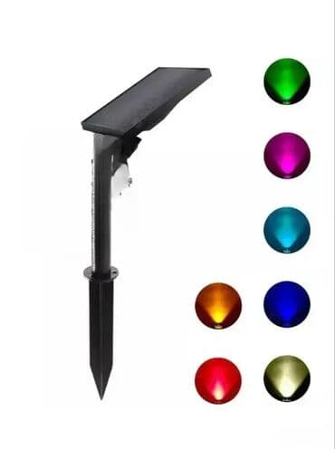 Baštenska rasveta: Solarni LED reflektor u boji Dobrodošli u Davidov shop online market na lalafo.rs — 1 Baštenska rasveta: Solarni LED reflektor u boji Dobrodošli u Davidov shop online market — 1