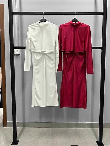 Dvoset – crop top i duga suknja s nabranim detaljem - Elegantni at lalafo.rs — 3 Dvoset – crop top i duga suknja s nabranim detaljem - Elegantni — 3