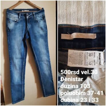 Denistar farmerke – model 200/50, veličina 30 - Materijal: 98% pamuk na lalafo.rs Denistar farmerke – model 200/50, veličina 30 - Materijal: 98% pamuk