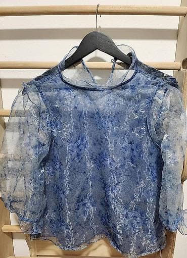 Personal Items: Zara bluza, raznih nijansi plave, od 100% poliestera, poluprovidna, sa at lalafo.rs — 1 Personal Items: Zara bluza, raznih nijansi plave, od 100% poliestera, poluprovidna, sa — 1
