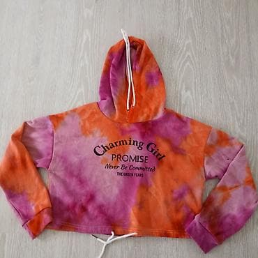 duks vel m: Kratki dukser s kapuljačom – tie-dye - Boje: narandžasta, roze i at lalafo.rs — 1 duks vel m: Kratki dukser s kapuljačom – tie-dye - Boje: narandžasta, roze i — 1
