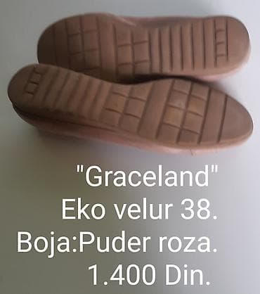 Graceland baletanke – eko velur - Veličina: 38 - Boja: puder roze - at lalafo.rs — 8 Graceland baletanke – eko velur - Veličina: 38 - Boja: puder roze - — 8