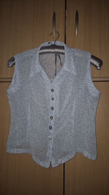 Ženska letnja bluzica bez rukava - Model: lagana košulja-bluza bez na lalafo.rs Ženska letnja bluzica bez rukava - Model: lagana košulja-bluza bez