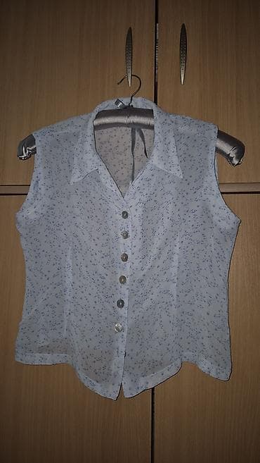 Ženska letnja bluzica bez rukava - Model: lagana košulja-bluza bez na lalafo.rs — 1 Ženska letnja bluzica bez rukava - Model: lagana košulja-bluza bez — 1