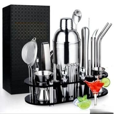 Kuhinjski setovi: Set za pravljenje koktela inox novo koktel set. set za pravljenje na lalafo.rs Kuhinjski setovi: Set za pravljenje koktela inox novo koktel set. set za pravljenje