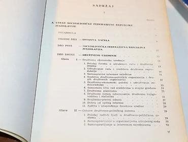 USTAV SFRJ Beograd 1974kožni povez 24 cmbez prvog predlistastanje vrlo na lalafo.rs — 4 USTAV SFRJ Beograd 1974kožni povez 24 cmbez prvog predlistastanje vrlo — 4
