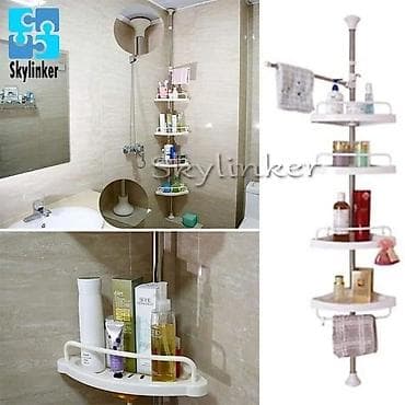 Polica za ugao za kupatilo sa teleskopskom drskom duzine do 260cm CENA na lalafo.rs — 3 Polica za ugao za kupatilo sa teleskopskom drskom duzine do 260cm CENA — 3