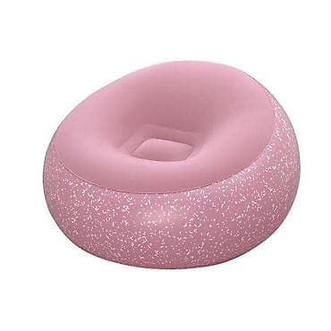 Naduvna fotelja – ružičasta - Okrugli, duboki oblik sa uvučenim na lalafo.rs Naduvna fotelja – ružičasta - Okrugli, duboki oblik sa uvučenim