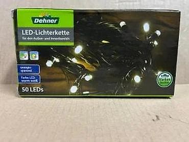 cepaci za drva: LED svetleća ukrasna girlanda sa transformatorom - 50 LED lampica na lalafo.rs — 6 cepaci za drva: LED svetleća ukrasna girlanda sa transformatorom - 50 LED lampica — 6