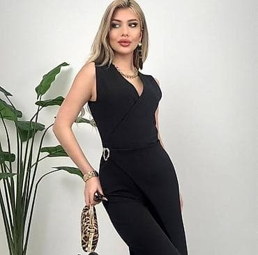 🔥Elegantni ženski kombinezon bez rukava 2500 din Uni velicina Crna i na lalafo.rs — 1 🔥Elegantni ženski kombinezon bez rukava 2500 din Uni velicina Crna i — 1