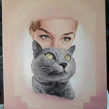 Portreti vasih ljubinaca ♥️🐾 motivi i dimenzije slije po zelji🤗 at lalafo.rs — 1 Portreti vasih ljubinaca ♥️🐾 motivi i dimenzije slije po zelji🤗 — 1