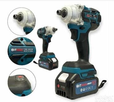 Cordless Power Tool Sets: Set aku alata 4u1 HITMAN brusilica, srafilica, odvijac i hilti at lalafo.rs — 4 Cordless Power Tool Sets: Set aku alata 4u1 HITMAN brusilica, srafilica, odvijac i hilti — 4