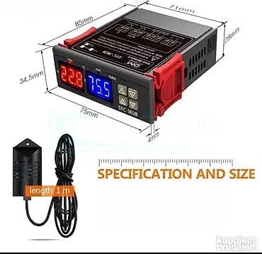 STC 3028 Termostat, Termoregulator Temperature i Vlažnosti 220V - na lalafo.rs — 5 STC 3028 Termostat, Termoregulator Temperature i Vlažnosti 220V - — 5