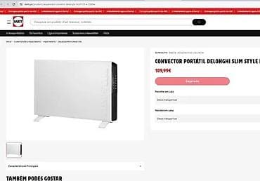 Heating: Delonghi Slim Style HCX3220FTS – električni konvektor - Snaga: 2000 W at lalafo.rs — 4 Heating: Delonghi Slim Style HCX3220FTS – električni konvektor - Snaga: 2000 W — 4