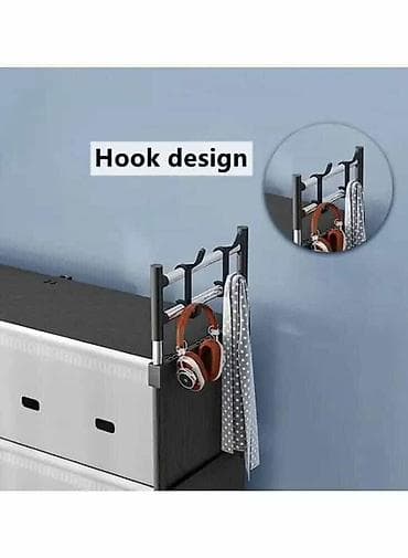 Ormar sa policama 3900din Materijal: čelik, plastika, netkani na lalafo.rs — 3 Ormar sa policama 3900din Materijal: čelik, plastika, netkani — 3