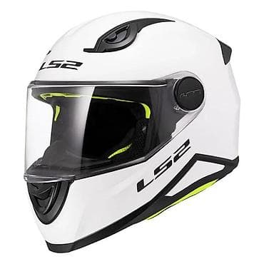Equipment for cyclists: LS2 integralna kaciga – bela sa crnim i neon žutim detaljima - Model at lalafo.rs — 1 Equipment for cyclists: LS2 integralna kaciga – bela sa crnim i neon žutim detaljima - Model — 1