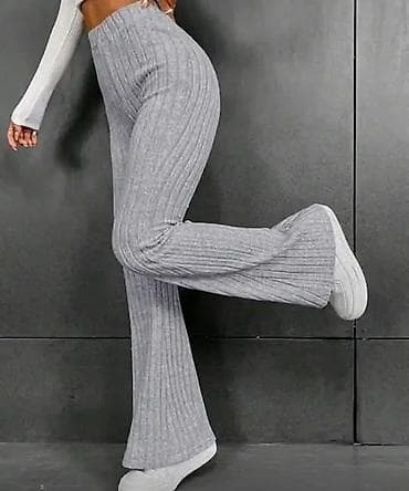 pantalone gina benotti: Rebraste ženske pantalone sa širokim nogavicama veličine S, M, L, XL na lalafo.rs — 1 pantalone gina benotti: Rebraste ženske pantalone sa širokim nogavicama veličine S, M, L, XL — 1