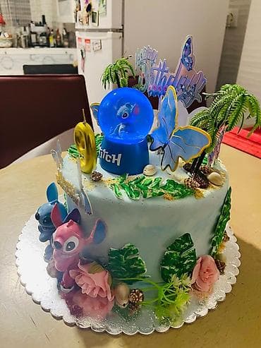 Tematska rođendanska torta – “Stitch” - Okrugla torta dekorisana na lalafo.rs — 5 Tematska rođendanska torta – “Stitch” - Okrugla torta dekorisana — 5