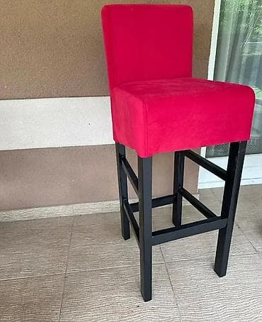 cepaci za drva: Barske stolice sa naslonom – tapacirane - Model: visoke barske na lalafo.rs — 7 cepaci za drva: Barske stolice sa naslonom – tapacirane - Model: visoke barske — 7