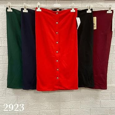 Ženska midi suknja sa dugmadima - Kroj: uska pencil/midi dužina do na lalafo.rs — 6 Ženska midi suknja sa dugmadima - Kroj: uska pencil/midi dužina do — 6