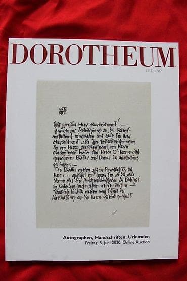 DOROTHEUM, ORIENTTEPPICHE, AUTOGRAPHEN, HANDSCHRIFTEN, 2020 | at lalafo.rs — 1 DOROTHEUM, ORIENTTEPPICHE, AUTOGRAPHEN, HANDSCHRIFTEN, 2020 | — 1