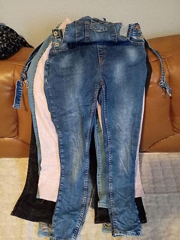 Ženske pantalone – set od 4 para - Farmerke skinny kroja, tamno-plavi at lalafo.rs — 10 Ženske pantalone – set od 4 para - Farmerke skinny kroja, tamno-plavi — 10