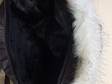 Torbica preko ramena od veštačkog krzna, sa kožnim detaljima. - na lalafo.rs — 8 Torbica preko ramena od veštačkog krzna, sa kožnim detaljima. - — 8