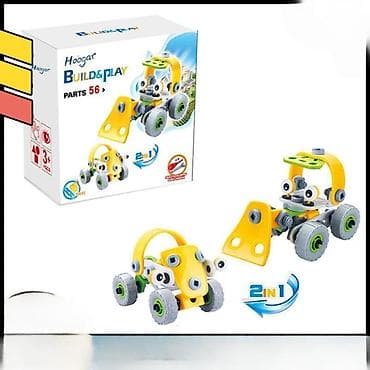 Hoogar Build & Play – set za sklapanje 2 u 1 - Edukativni na lalafo.rs Hoogar Build & Play – set za sklapanje 2 u 1 - Edukativni