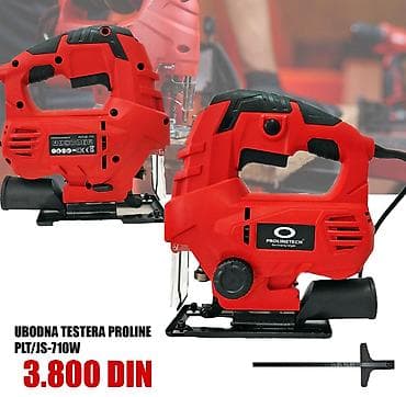 Electric Power Tools: Ubodna testera Proline PLT/JS-710W - Snaga: 710 W – pouzdana za at lalafo.rs — 1 Electric Power Tools: Ubodna testera Proline PLT/JS-710W - Snaga: 710 W – pouzdana za — 1