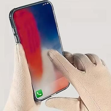 1 Par Zimskih Rukavica sa Ekranom Osetljivim na Dodir i Pliš Postavom na lalafo.rs — 1 1 Par Zimskih Rukavica sa Ekranom Osetljivim na Dodir i Pliš Postavom — 1