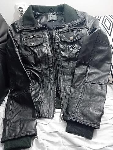 eko koza sa: ONLY Limitless ženska crna jakna (veličina S) - Model: biker/bomber na lalafo.rs — 1 eko koza sa: ONLY Limitless ženska crna jakna (veličina S) - Model: biker/bomber — 1