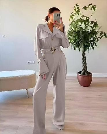 Ženski elegantni kombinezon sa pojasom - Model sa dugim nogavicama na lalafo.rs — 3 Ženski elegantni kombinezon sa pojasom - Model sa dugim nogavicama — 3