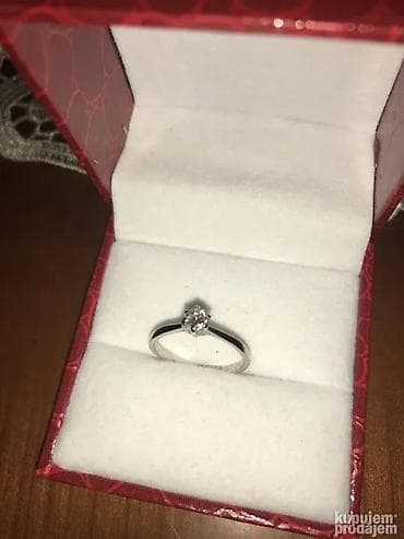 Verenicki prsten belo zlato 585 / brilijant 0,25 karata (UKUCAJ NAUM na lalafo.rs — 2 Verenicki prsten belo zlato 585 / brilijant 0,25 karata (UKUCAJ NAUM — 2
