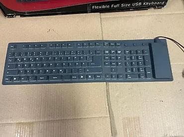 Fleksibilna Tastatura za računar TECLINE; Kompaktan fleksibilan na lalafo.rs — 6 Fleksibilna Tastatura za računar TECLINE; Kompaktan fleksibilan — 6