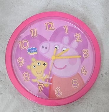 PEPPA PIG veliki zidni sat za devojčice za dečiju sobu. Moze se at lalafo.rs — 1 PEPPA PIG veliki zidni sat za devojčice za dečiju sobu. Moze se — 1