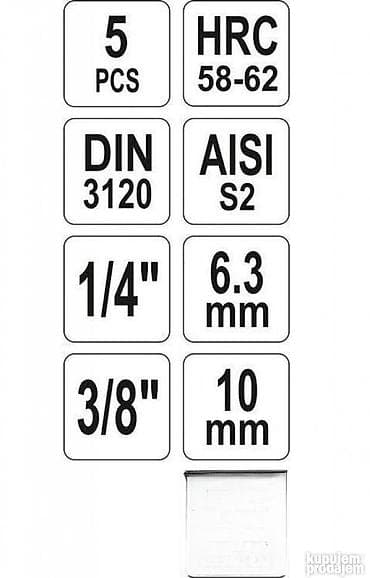Set SPLINE ključeva muški, M5-M12, 5 kom – PROFI, YATO, Poljska Set na lalafo.rs — 2 Set SPLINE ključeva muški, M5-M12, 5 kom – PROFI, YATO, Poljska Set — 2