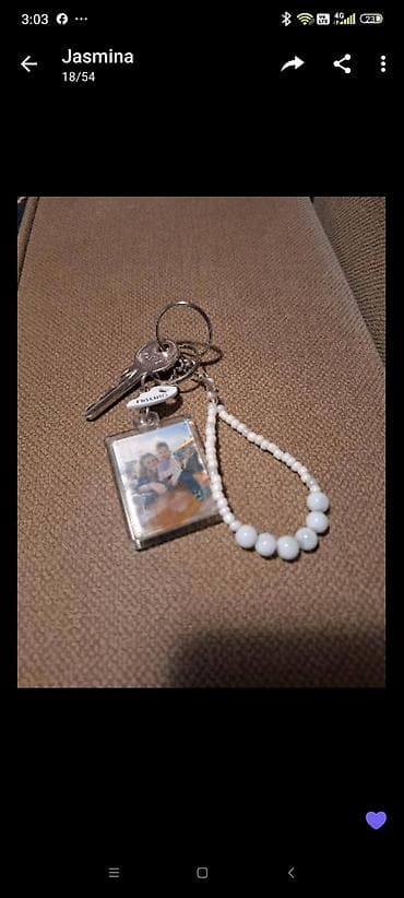 Set prijateljskih priveza za ključeve – 2 komada. - Dizajn: metalni at lalafo.rs — 8 Set prijateljskih priveza za ključeve – 2 komada. - Dizajn: metalni — 8