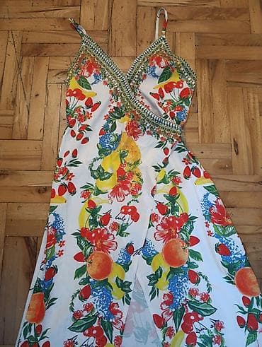 Duga letnja haljina na bretele – CBR, veličina S - Kroj: maxi dužina na lalafo.rs — 2 Duga letnja haljina na bretele – CBR, veličina S - Kroj: maxi dužina — 2