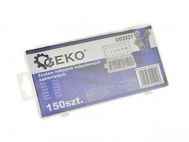 Home & Garden: GEKO set kapnih (zatvorenih) navrtki – 150 kom - Proizvođač: GEKO - at lalafo.rs — 2 Home & Garden: GEKO set kapnih (zatvorenih) navrtki – 150 kom - Proizvođač: GEKO - — 2