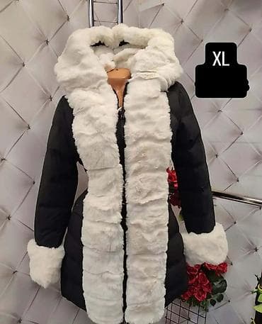 Ženska zimska jakna s krznom – veličina XL ik - Model: duža na lalafo.rs Ženska zimska jakna s krznom – veličina XL ik - Model: duža